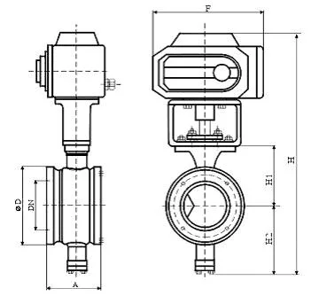 Grate Small Flow Control Elektryczny zawór kulkowy ze stali nierdzewnej typu prosto przez 1