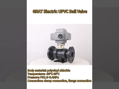 UPVC zawory kulkowe do roztworów kwasowych i alkalicznych.