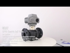 Plast UPVC Electric Ball Valve Thread Connection For Water Acid And Corrosive Liquid (Plast UPVC elektryczny zawór piłkowy, połączenie nici dla kwasu wodnego i ciekłej korozji)