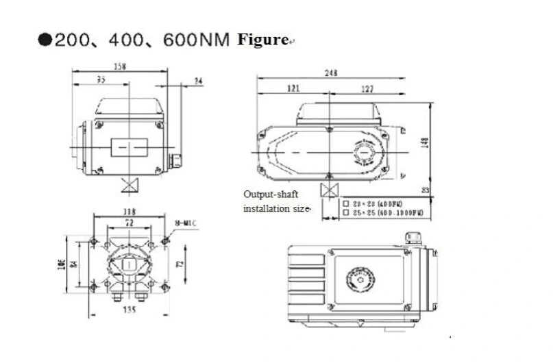 Gratuz AC220V Szybko otwarty elektryczny aktuator miniaturowy stopu stopu 2