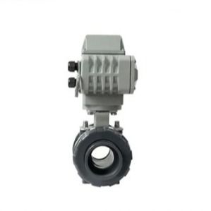2 Way Full Port UPVC elektryczny zawór kulkowy napędzany silnikiem Plastic True Union Ball Valve
