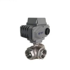 Zestaw walcowy z stali nierdzewnej 2 Way 3PC Ss Mini Electric Ball Valve